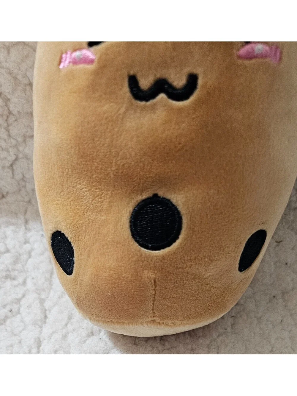 New Unbranded Mike Tea Boba Plush Toy Beige Straw 7